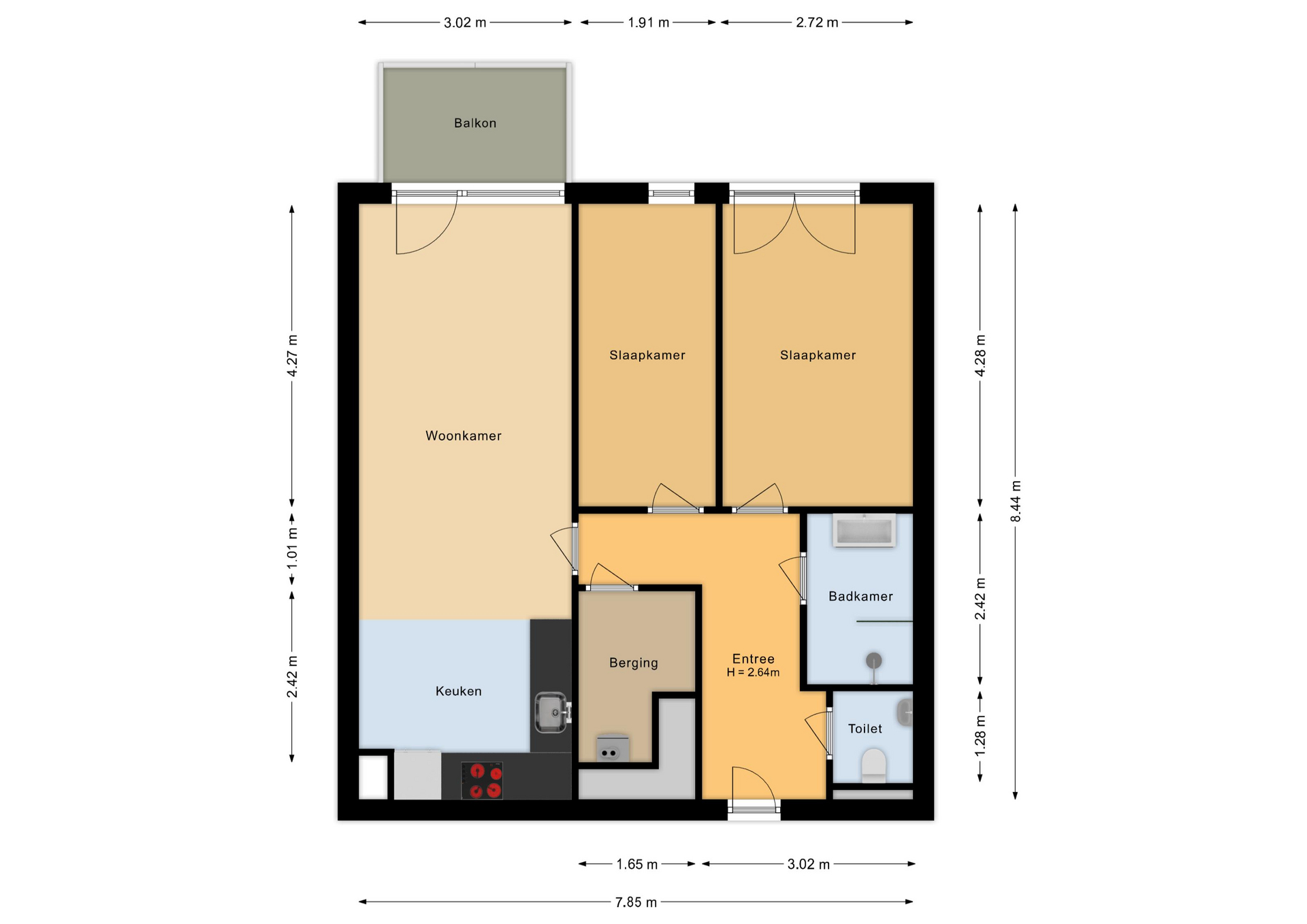 Eiffelstraat 57 , 2132 HS Hoofddorp map
